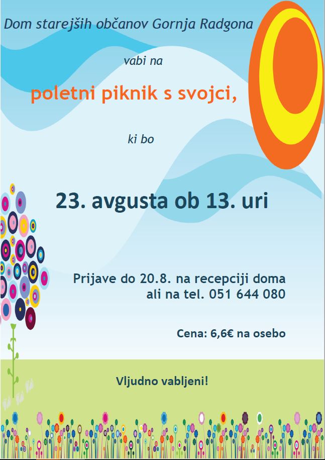 Poletni piknik s svojci