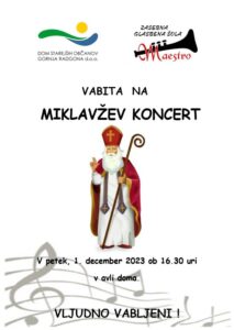 Miklavžev koncert ZGS Maestro