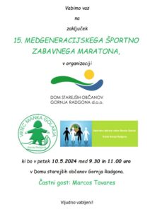 15. medgeneracijski športno zabavni maraton