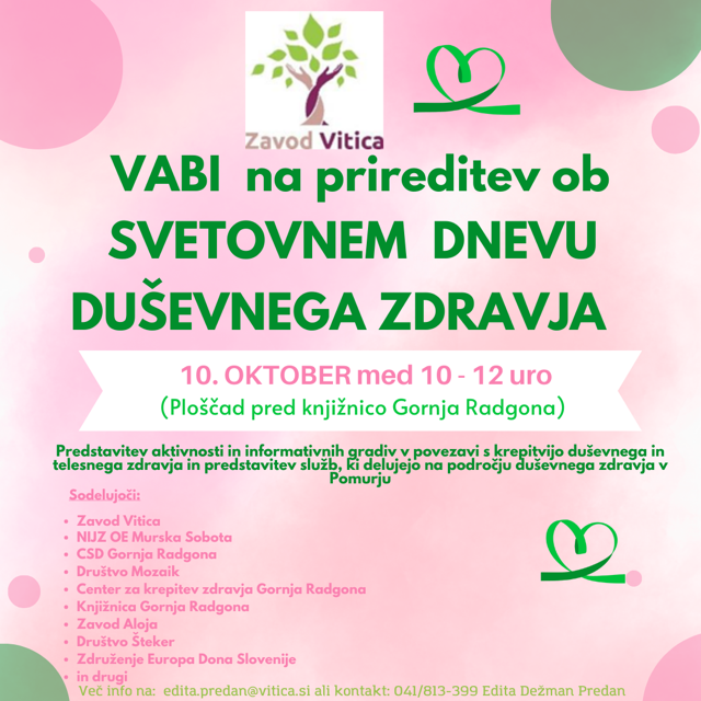 Svetovni dan duševnega zdravja